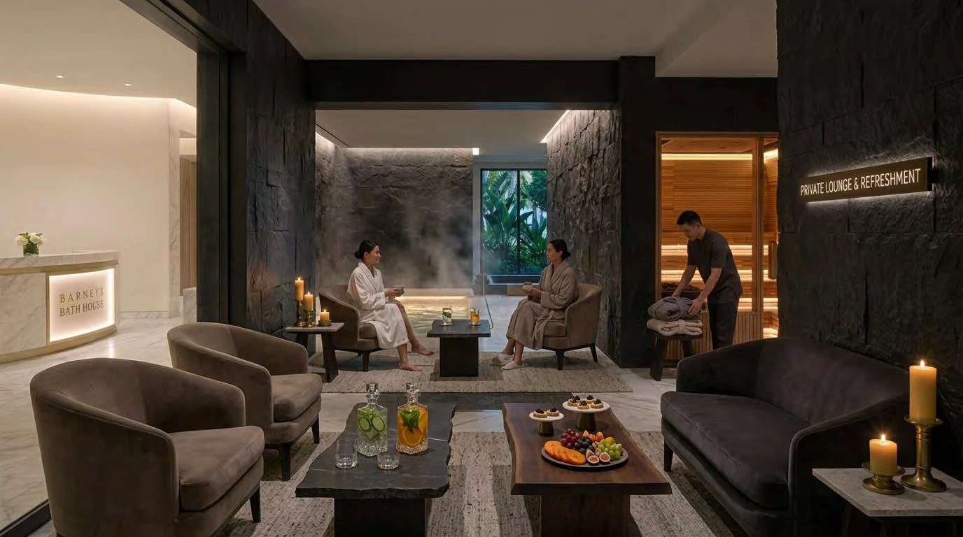 Concept rendering of the private lounge
