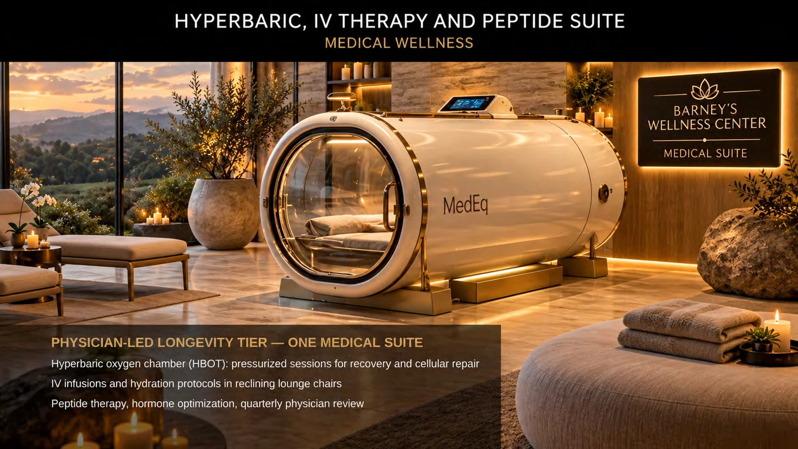 Concept rendering of the planned hyperbaric medical suite